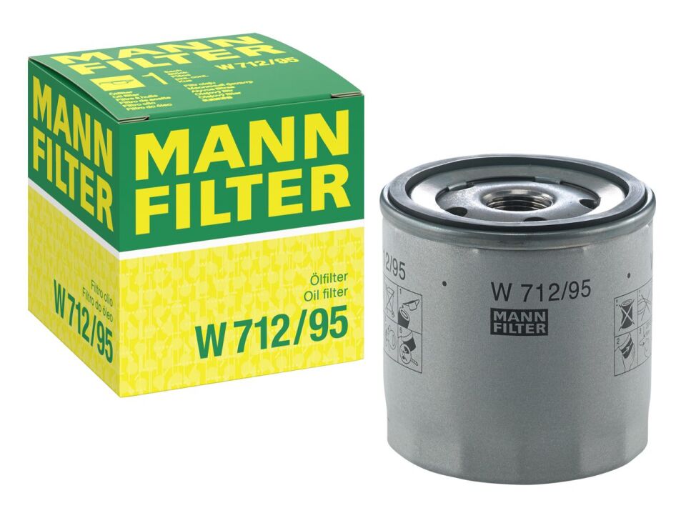 Mann Filtre W712/95 Mann Volkswagen Golf 6-7 Polo 5-6 Benzinli Yağ Filtresi
