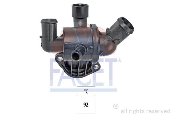 FACET 7.8791 Termostat | 03L121111R VW Audi Seat Skoda 1.6 TDI