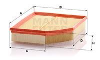 MANN C 29 021 Hava Filtresi | Volvo XC90 XC60 S90 V90 2.0 D4 D5 T5 T6 Uyumlu | Orijinal Kalite Motor Hava Filtresi