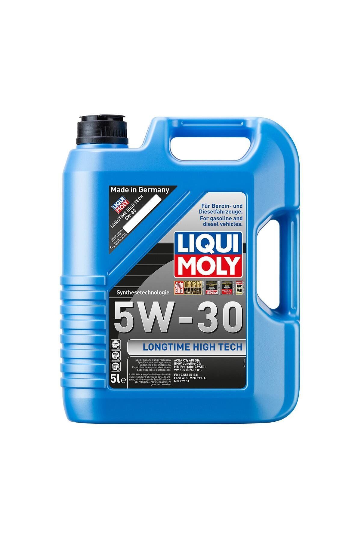 Liqui Moly 5W30 Longtime High Tech 5L Motor Yağı 9507 Tam Sentetik