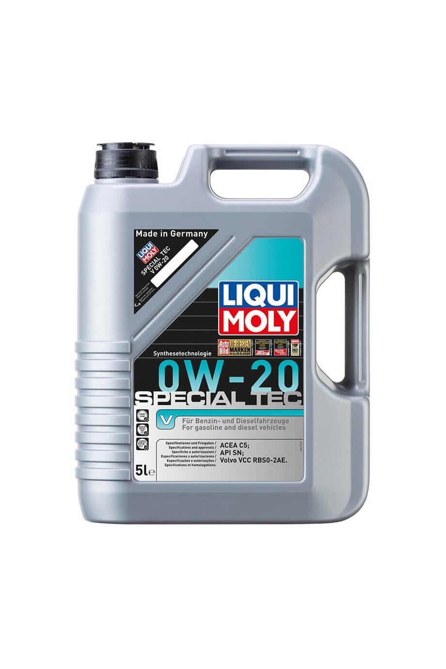 Liqui Moly 0W20 Motor Yağı Special Tec V 5L 20632 Volvo Uyumlu