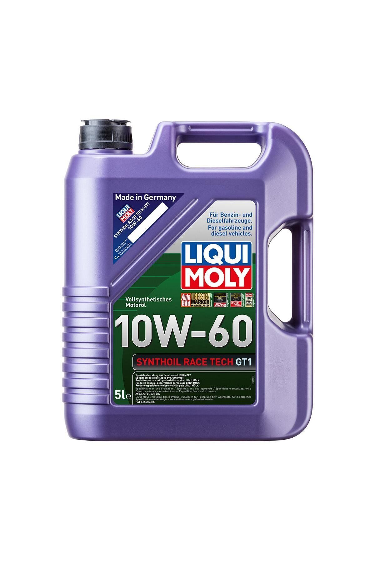 Liqui Moly 10W60 Motor Yağı 5L Synthoil Race Tech GT1 8909