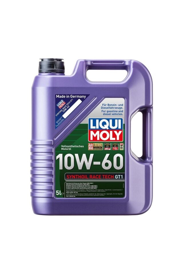Liqui Moly 10W60 Motor Yağı 5L Synthoil Race Tech GT1 8909