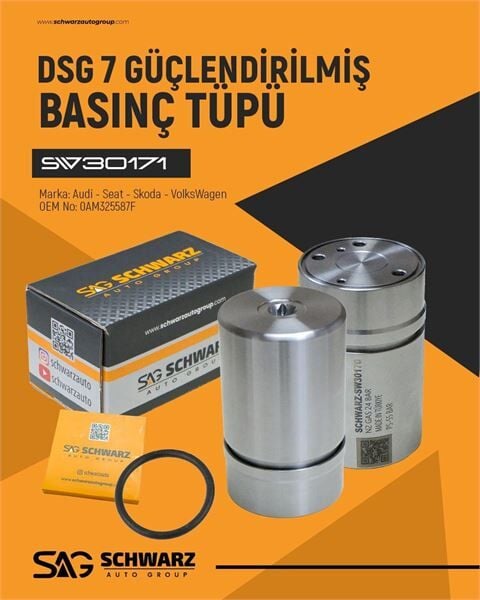 SCHWARZ 30171 DSG Basınç Tüpü 0AM325587F | DQ200 Mekatronik Parça